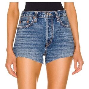 RE/DONE 70's High Rise Short - Arroyo Blue - Size 24